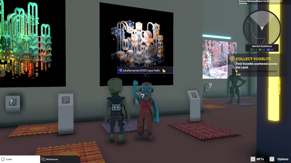 lykafernando40's tweet photo. @TheSandboxGame @MOCDA_ I just participated in the #TheSandbox weekly contest for a chance to win 200 mSAND! Here is my favorite piece from the ‘Impossible Worlds’ exhibition, check out my screenshot below!
👇 https://t.co/OoPVcDkNpx