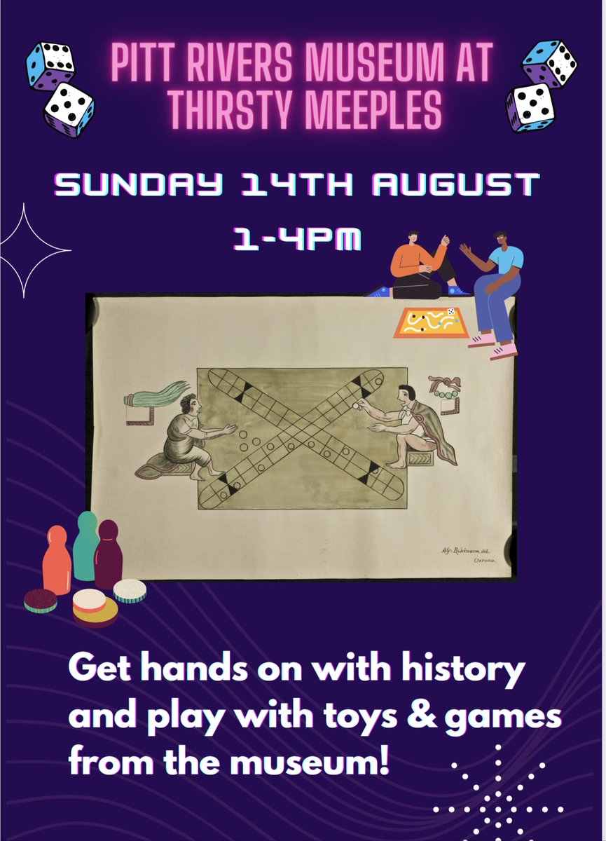 Thirsty Meeples (@thirstymeeples) on Twitter photo Imagine the thirsty meeples drinking at a river. <a href="/Pitt_Rivers/">Pitt Rivers Museum</a> is coming over again with games throughout history, at a updated time. Come in, grab a drink and play some games with us. (Disclaimer: none of our drinks are made with river water.) Imagine the thirsty meeples drinking at a river. <a href="/Pitt_Rivers/">Pitt Rivers Museum</a> is coming over again with games throughout history, at a updated time. Come in, grab a drink and play some games with us. (Disclaimer: none of our drinks are made with river water.)