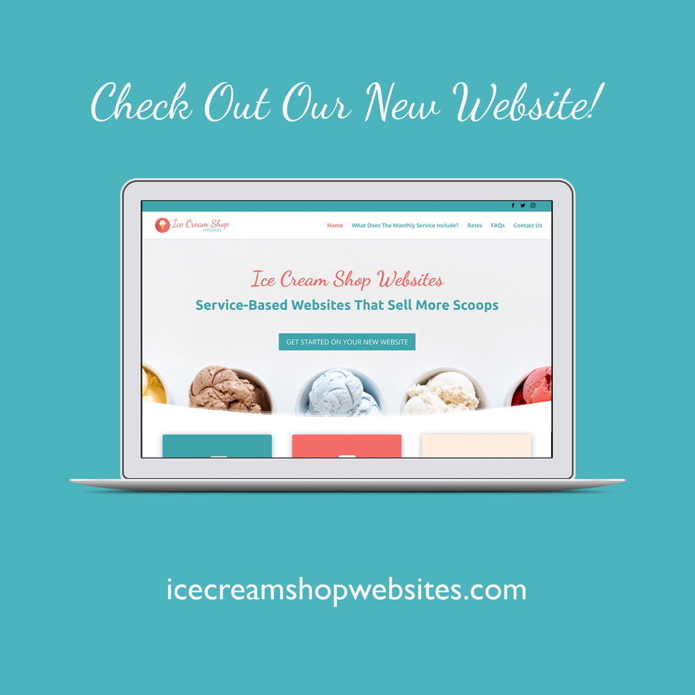 Our new website is live! We look forward to serving your ice cream shop with our $0 upfront, all-inclusive website service!

IceCreamShopWebsites.com