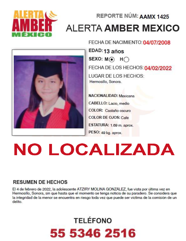 CAPUFE's tweet photo. #AlertaAMBER https://t.co/HupIgdVrcF