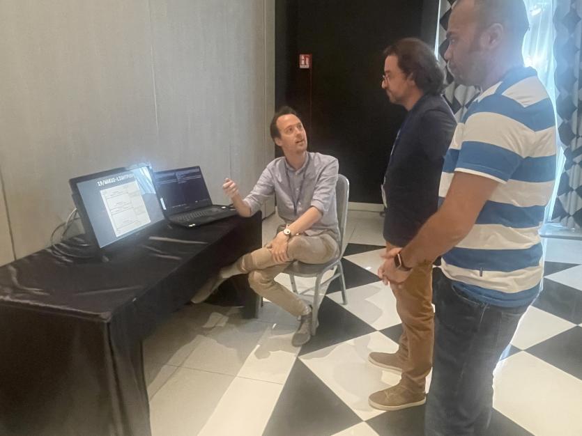 LogosRnD's tweet photo. Busy couple of weeks for Vac Research:

- At @eth_barcelona @4aelius gave a workshop on Waku
- At DINPS22 in Bologna @sanaz2016 gave an overview of RLN-RELAY, and we gave a demo of Waku
- At ICDCS22 we presented a poster for RLN-RELAY

...and we are in the middle of our offsite! https://t.co/zuDJxCKt6Q