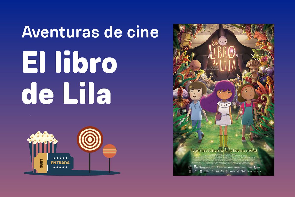 mvdaudiovisual's tweet photo. 🎞️ El libro de Lila 🎞️

 14/7 
 15 hs
📍Biblioteca Ernesto Herrera

🗓️ 14/7
🕓 16 hs
📍Centro Cultural Florencio Sánchez https://t.co/t1Ns2SWCuk