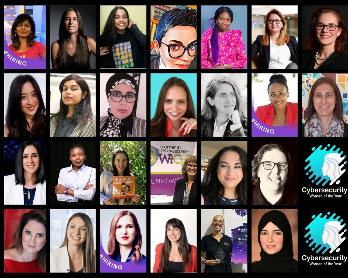 🌟A moment of #Pride:
The #WYCS Finalists consisting Remarkable Sisters &amp; dear Friends from our #Global #Sisterhood in #CyberSecurity who had done amazing Contributions in our Societies.

And 2 Finalists are Our <a href="/WiCSME/">Women in Cyber Security Middle East</a> Members:
<a href="/DrRahali_CybPsy/">Dr. Djalila RAHALI</a> 🇩🇿&amp; Dr <a href="/FatemahAlharbi/">Prof. Fatemah Alharbi د.فاطمة الحربي</a> 🇸🇦 👏🏻👏🏻🤩🤩