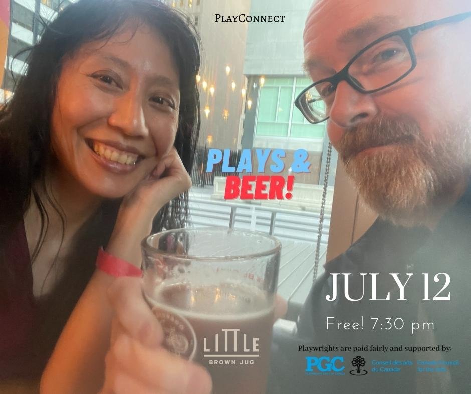 PGuildCanada's tweet photo. Join PGC Member Melissa Yuan-Innes @dr_sassy for Plays & Beer at Winnipeg’s @LBJBrewing TOMORROW at 7:30pm ET supported by PGC’s #PlayConnect program and #YearofthePlaywright celebration! Check out Little Brown Jug here: https://t.co/5ds55UKO3p Cheers! 🍺 https://t.co/Zc0eBalVK3