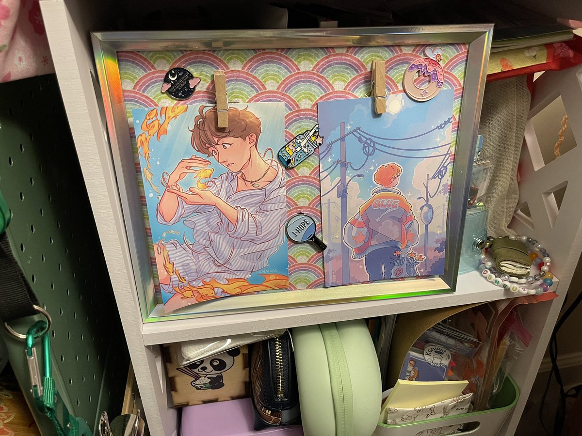 Killiyum's tweet photo. @amaiaaki @bluesidecoll Currently on my shelf. 🥰 You did a beautiful job!! https://t.co/22zc9ritGc