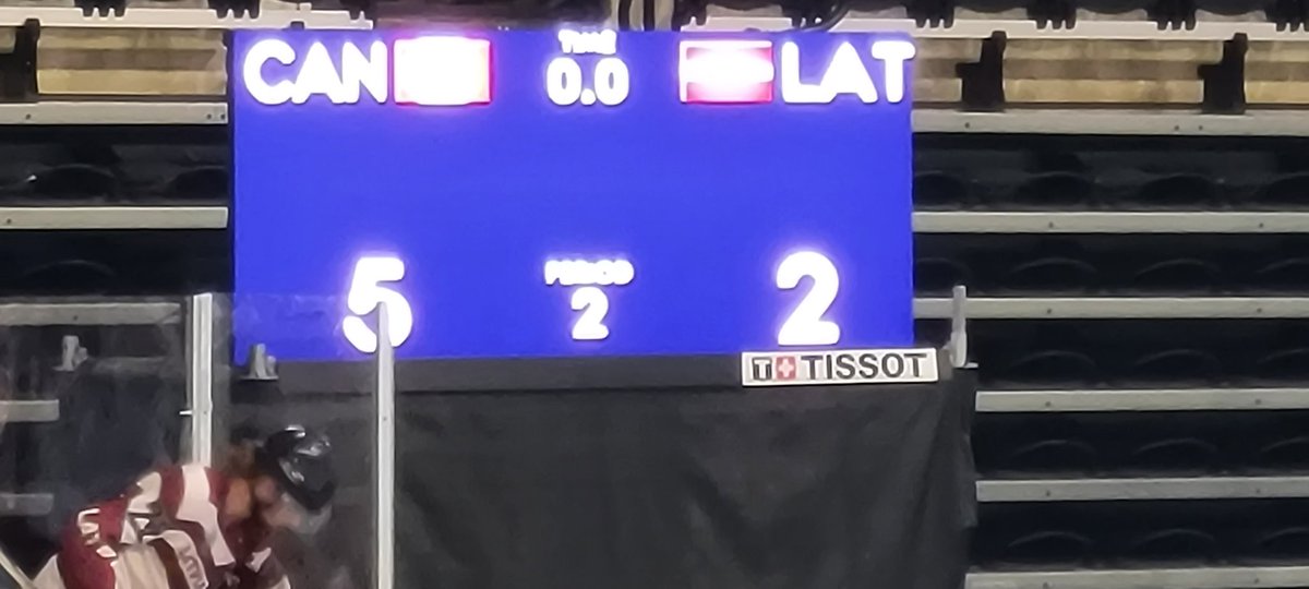 YellowSkyTiger's tweet photo. @50statecanuck Final Canada 5 Lativa 2. https://t.co/e5MsQqtIyq