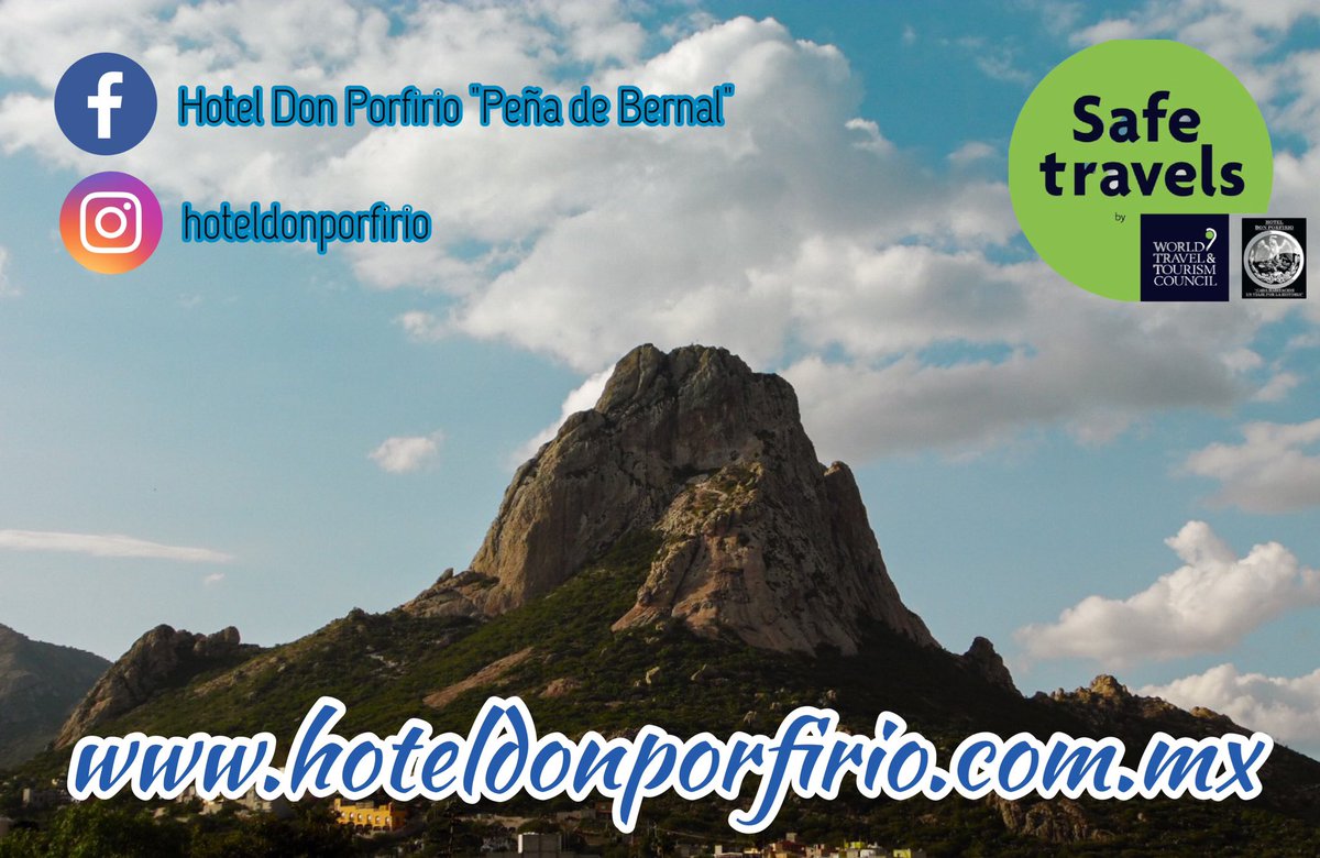 HotelDonPor's tweet photo. Peña de Bernal 😁👌🏽  #PenaDeBernal desde Hotel Don Porfirio https://t.co/6R580bR5dl