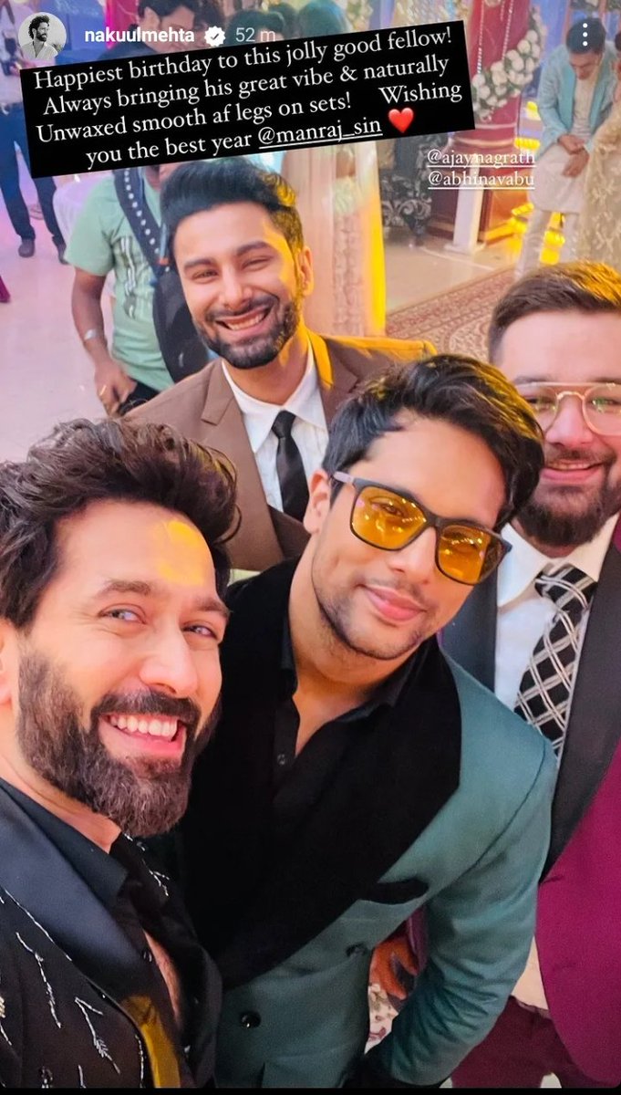 iamsrkworld12's tweet image. Chalo.. aaj hamara saviour,Hero of the Raya Fandom,Once de &quot;Man of the hour&quot; #Shubhum ka birthday hai!! 😂❤❤

Happy Birthday #ManrajSingh!!🥳
#BadeAchheLagteHain2

PS:Meanwhile my overdramatic &quot;Noxholic&quot; mind :😳
&quot;Arrey behen! Wo sab chod..just look at Nox..😭&quot;