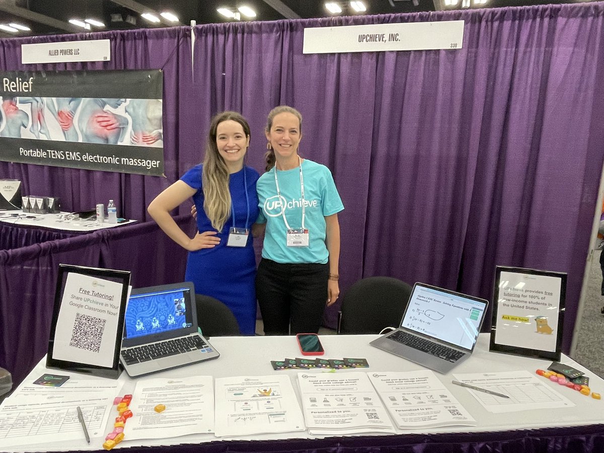 Don’t forget to meet <a href="/UPchieve/">UPchieve</a> in the exhibitor hall at #ASCA22! We’re in Booth 338. Can’t wait to meet you! ☺️