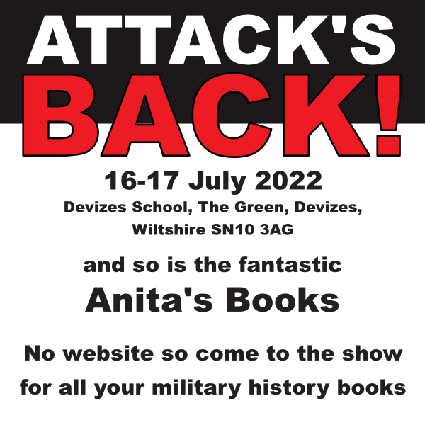 DDWargamesGrp's tweet photo. This time next week you could be studying all the books on military history, uniforms or tactics that you bought from Anita's Books at #Attack2022 - new and secondhand books.
Anita doesn't have a website as far as we are aware so your only option is to come to the show. #Devizes https://t.co/qZXQZ7XaOz