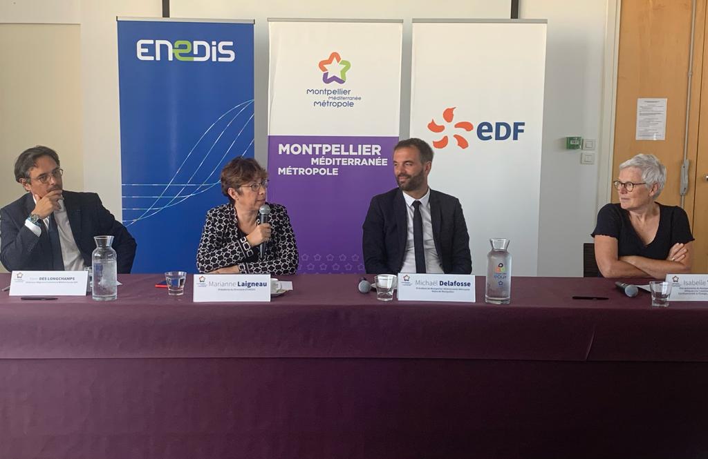 Ravie de renouveler aujourd’hui le contrat de concession entre @Enedis et <a href="/Montpellier3m/">Montpellier Métropole</a> pour une durée de 25 ans. Nos objectifs : oeuvrer pour un réseau électrique sûr et performant et accompagner la transition écologique sur le #territoire. <a href="/MDelafosse/">Michaël Delafosse</a> #NouvelleFranceElectrique