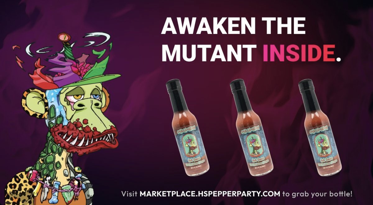 KRAM (@kram_btc) on Twitter photo There's been a lot of talk about IP usage in this space, this is one thing that excites me about the future of WEB3. I've partnered up with <a href="/hspepperparty/">Hot Sauce Pepper Party 🌶️🔥🎉</a> to leverage my IP and build brand awareness. Support is definitely appreciated 🙏 #MAYC <a href="/BoredApeYC/">Bored Ape Yacht Club 🍌</a>
marketplace.hspepperparty.com There's been a lot of talk about IP usage in this space, this is one thing that excites me about the future of WEB3. I've partnered up with <a href="/hspepperparty/">Hot Sauce Pepper Party 🌶️🔥🎉</a> to leverage my IP and build brand awareness. Support is definitely appreciated 🙏 #MAYC <a href="/BoredApeYC/">Bored Ape Yacht Club 🍌</a>
marketplace.hspepperparty.com