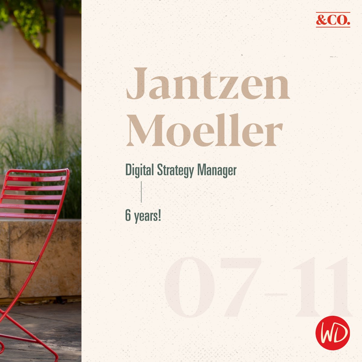 WDAdvertising's tweet image. Happy Workaversary to our favorite Fantasy Football and March Madness commissioner, Jantzen Moeller. Jantzen has spent the past 6 years making sure clients get the biggest bang for their buck with digital and social ad spend. We’re glad to have him.