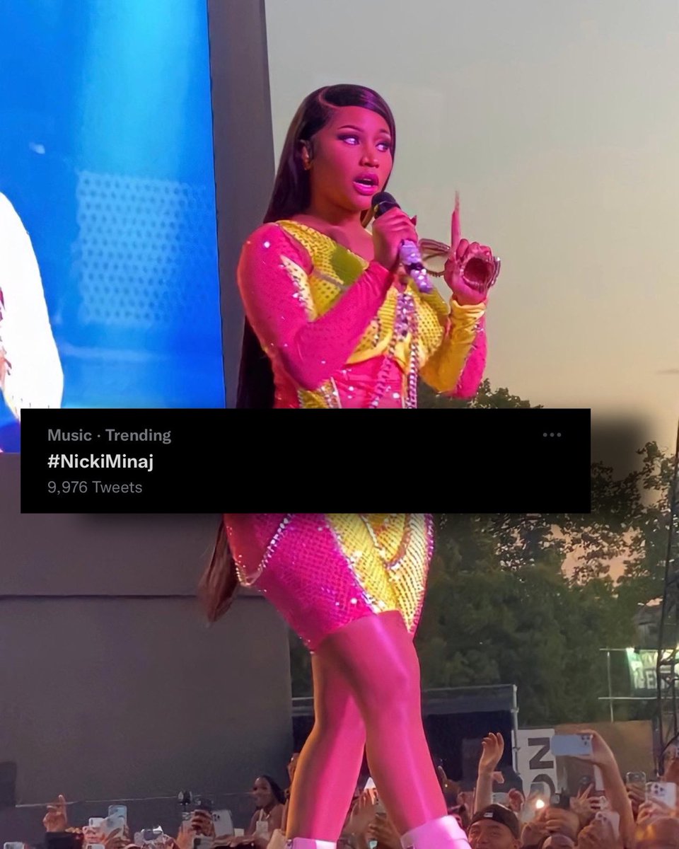 Nubianreup's tweet photo. “#NickiMinaj” is now trending amidst her meet and greet with the uk Barbz. https://t.co/BwLyVwhPpo