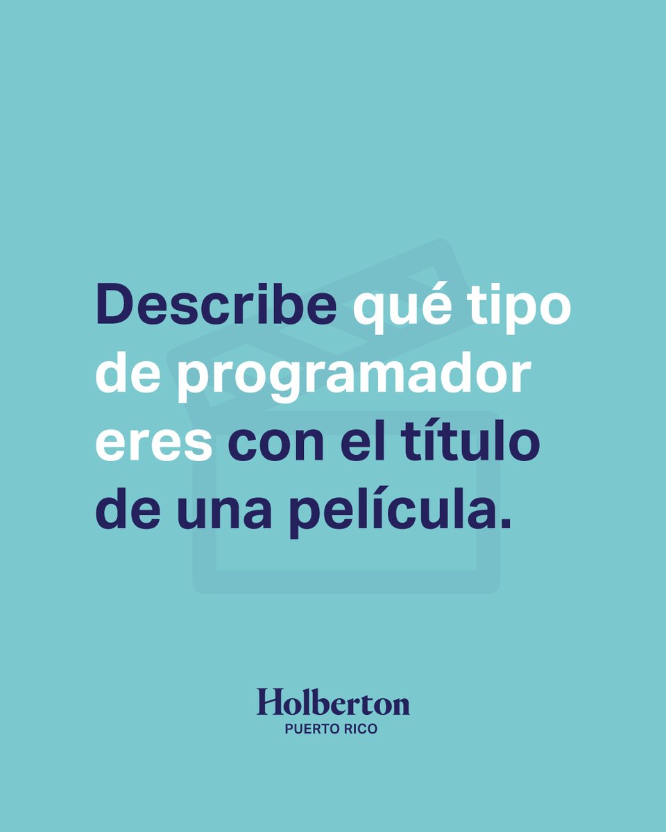 holbertonspr's tweet image. Comenta abajo cual te describe mejor. 👨🏻💻🎬
#programmingschool #hackyourfuture