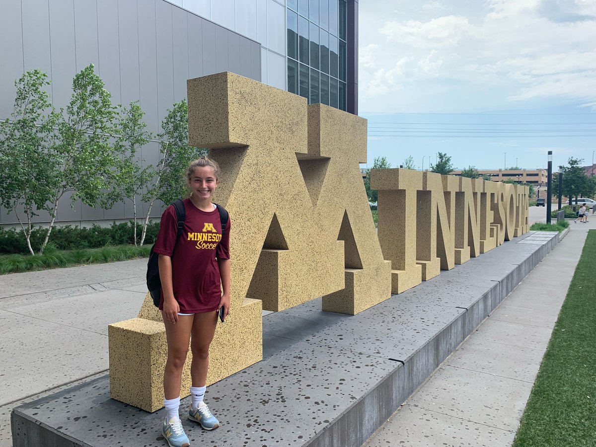 Great time at the University of Minnesota ID camp this past weekend! Thanks <a href="/GopherSoccer/">Minnesota Soccer</a> <a href="/ChastainErin/">Erin Chastain</a> <a href="/Hayzee11/">Maya Hayes</a> for the awesome experience!  Go Gophers!