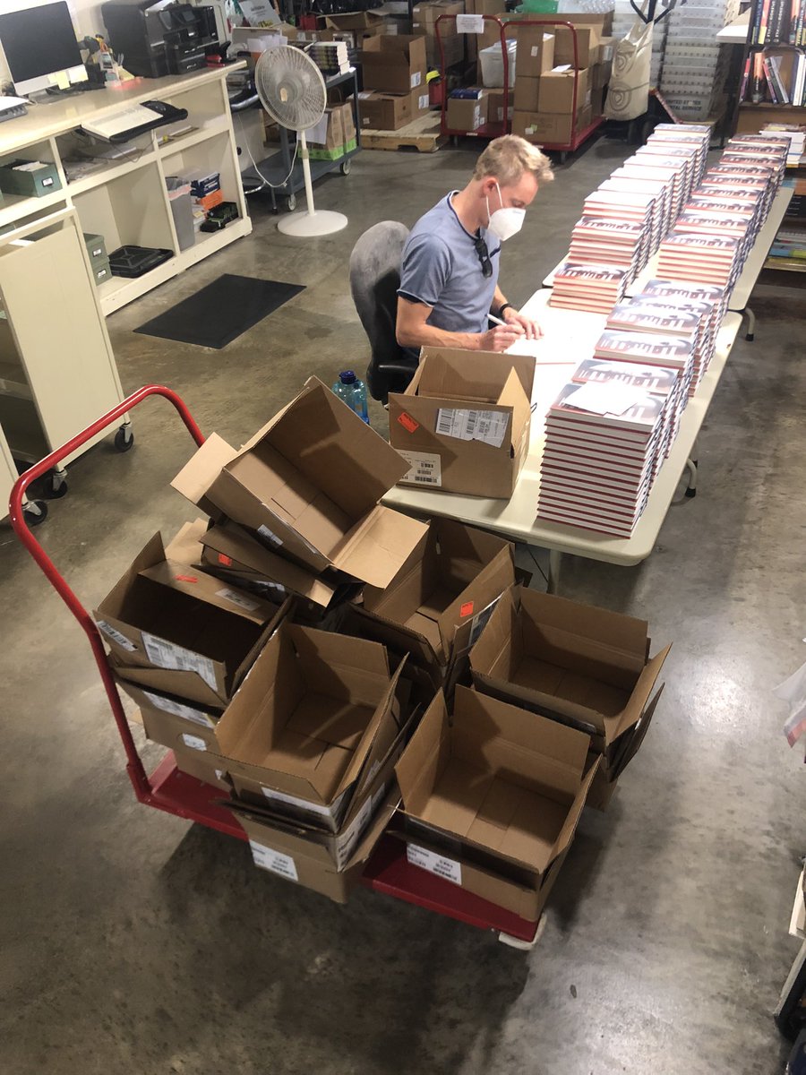 JasonKander's tweet photo. Just signed a TON of copies of #InvisibleStorm at @RainyDayBooks for tmrw night’s event w/ @dianakander and @stevekraske here in #KC. Tickets still available! Hope to see you there. https://t.co/MlvplVNgm5
(I also spied a copy of #CourageIs at the counter and signed it too) https://t.co/UqOuJtDXHB