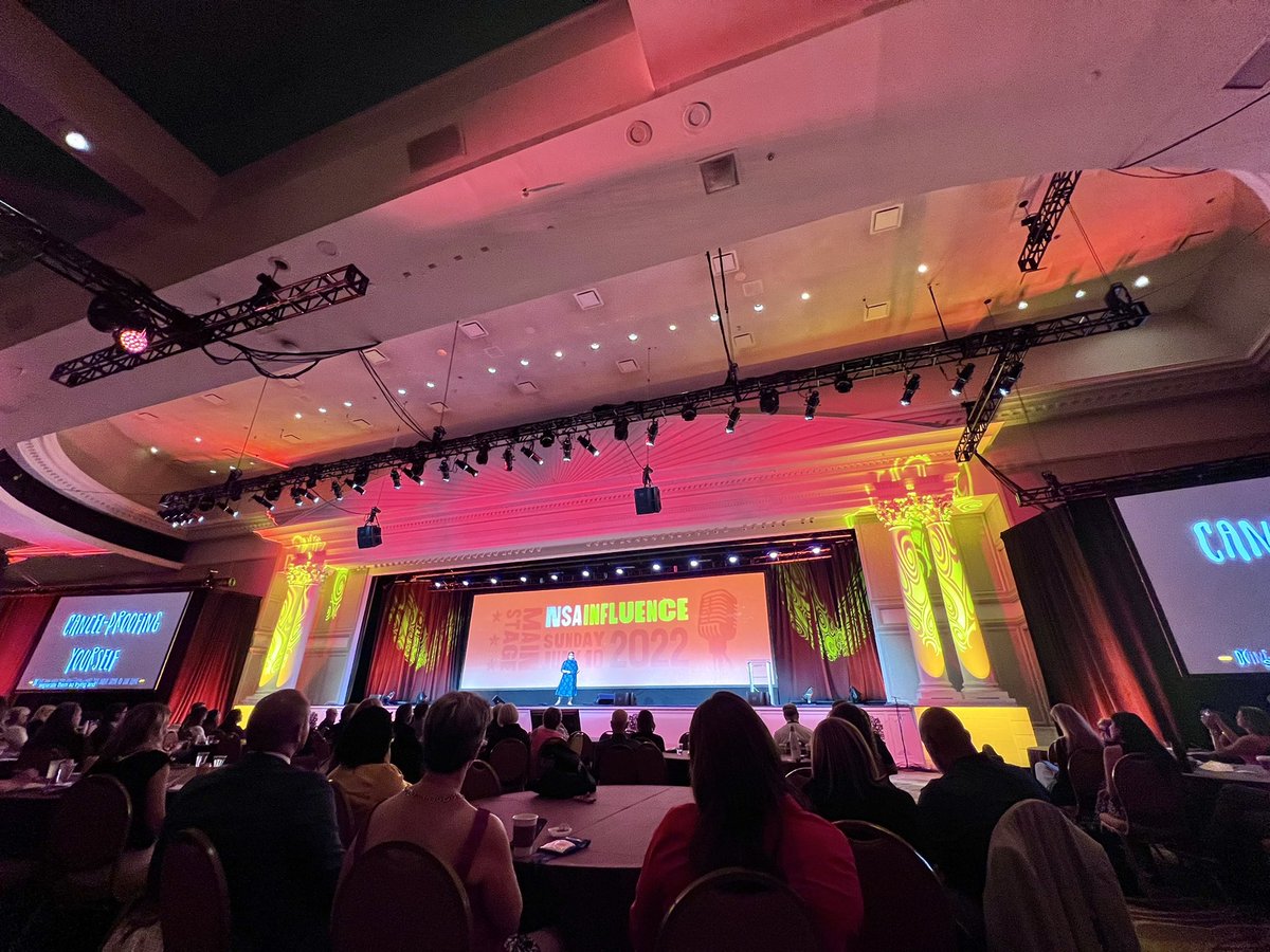 EmceePam's tweet photo. Omg having the best time at @NSAspeaker #influence22 Thank you to everyone for being so awesome &amp; kind. #emcee #professionalspeaker Best 👏🏽 weekend 👏🏽 ever! Poop says Woof! https://t.co/7iGrXyKxyH