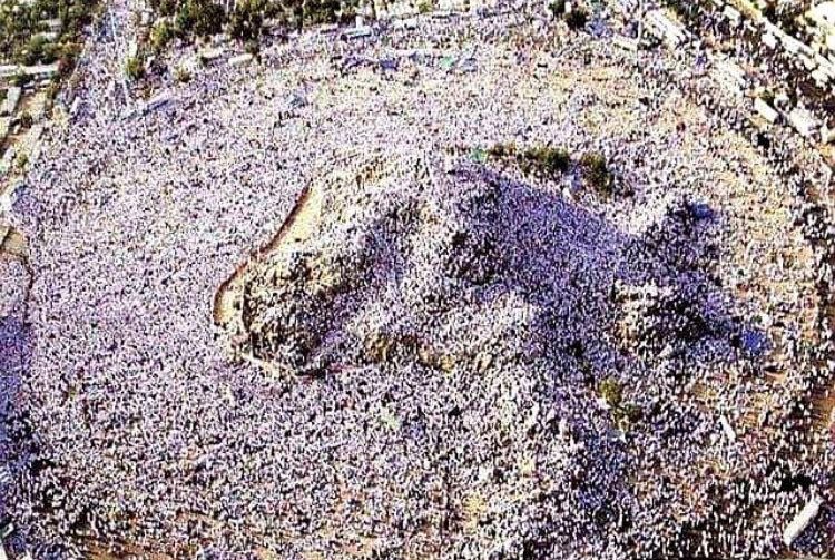 MhmdAlissa's tweet photo. Muslims everywhere are elated to see so many visiting the holy sites, doing Talbiyah in peace &amp; serenity, with the pandemic now in decline. I congratulate the Custodian of the Two Holy Mosques, the Crown Prince &amp; the Ummah for this blessed and incredibly successful Hajj. https://t.co/1wqLutkMoq