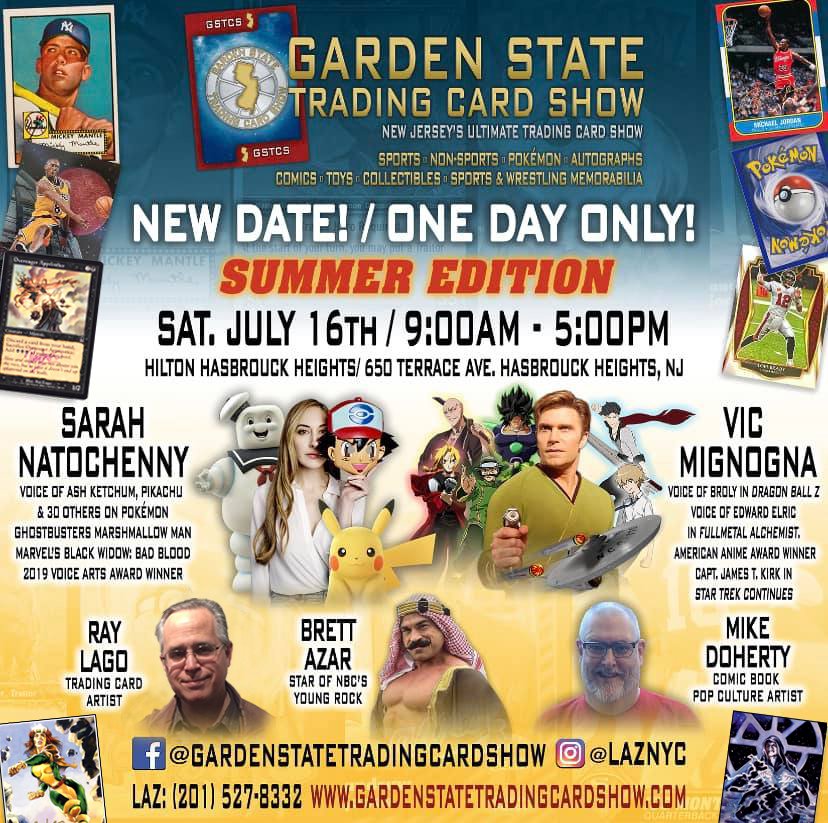 The Garden State Trading Card Show---This Saturday!