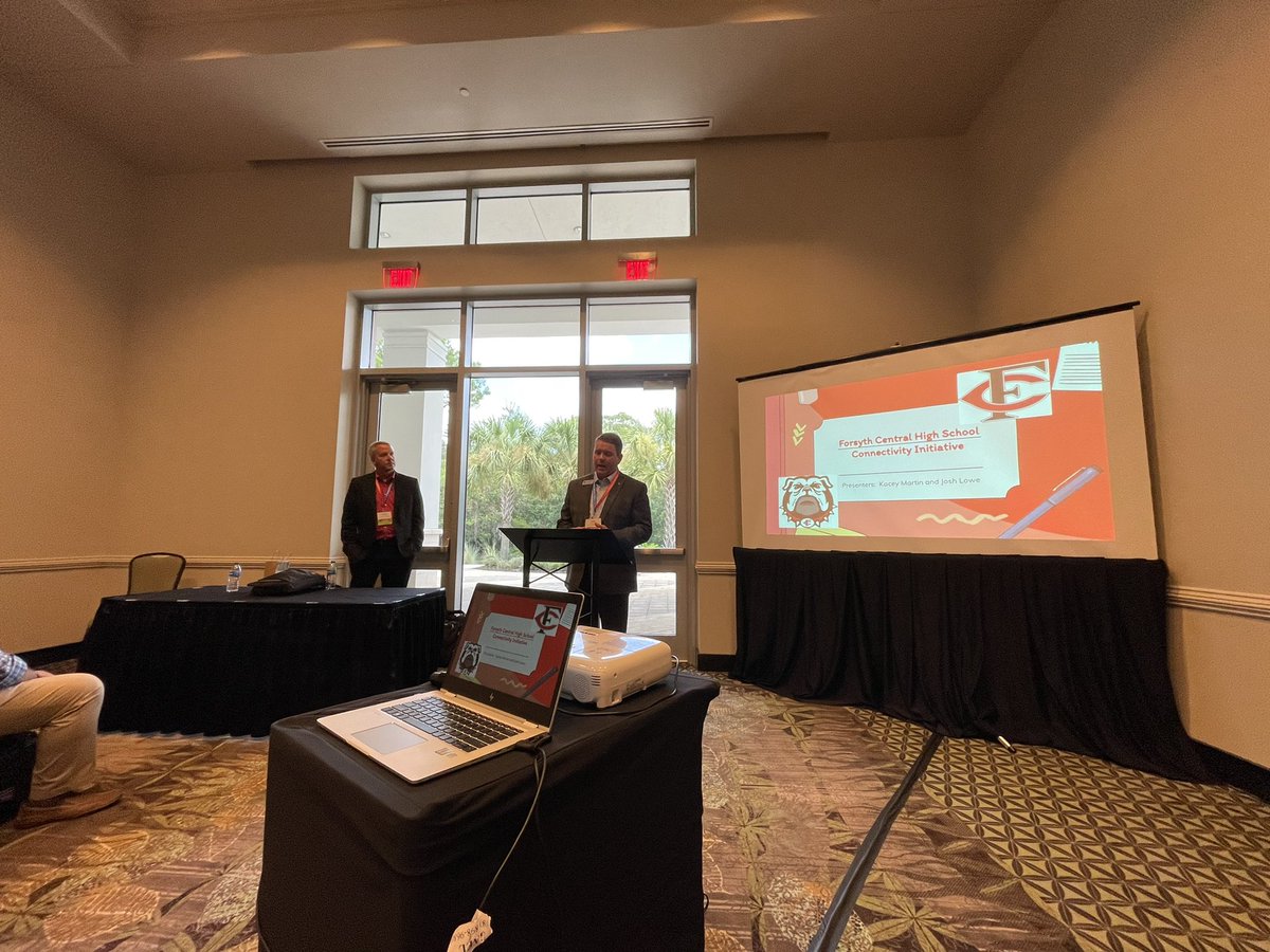 Josh Lowe and Kacey Martin are sharing some of the great work that is taking place at FCHS! Making sure our kids feel CONNECTED is super important! <a href="/DrJoshLowe/">Dr. Josh Lowe</a> <a href="/kcmartin32/">Kacey Martin</a> <a href="/FCSchoolsGA/">Forsyth County Schools</a> <a href="/ForsythCHS/">Forsyth Central HS</a>