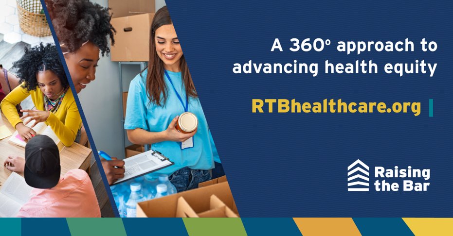 Supported by <a href="/RWJF/">RWJF</a>, NASDOH is proud to release Raising the Bar - an actionable framework for the entire healthcare sector to embed equity throughout its work and help achieve optimal health for all.
Learn more on how to help raise the bar on equity: RTBhealthcare.org