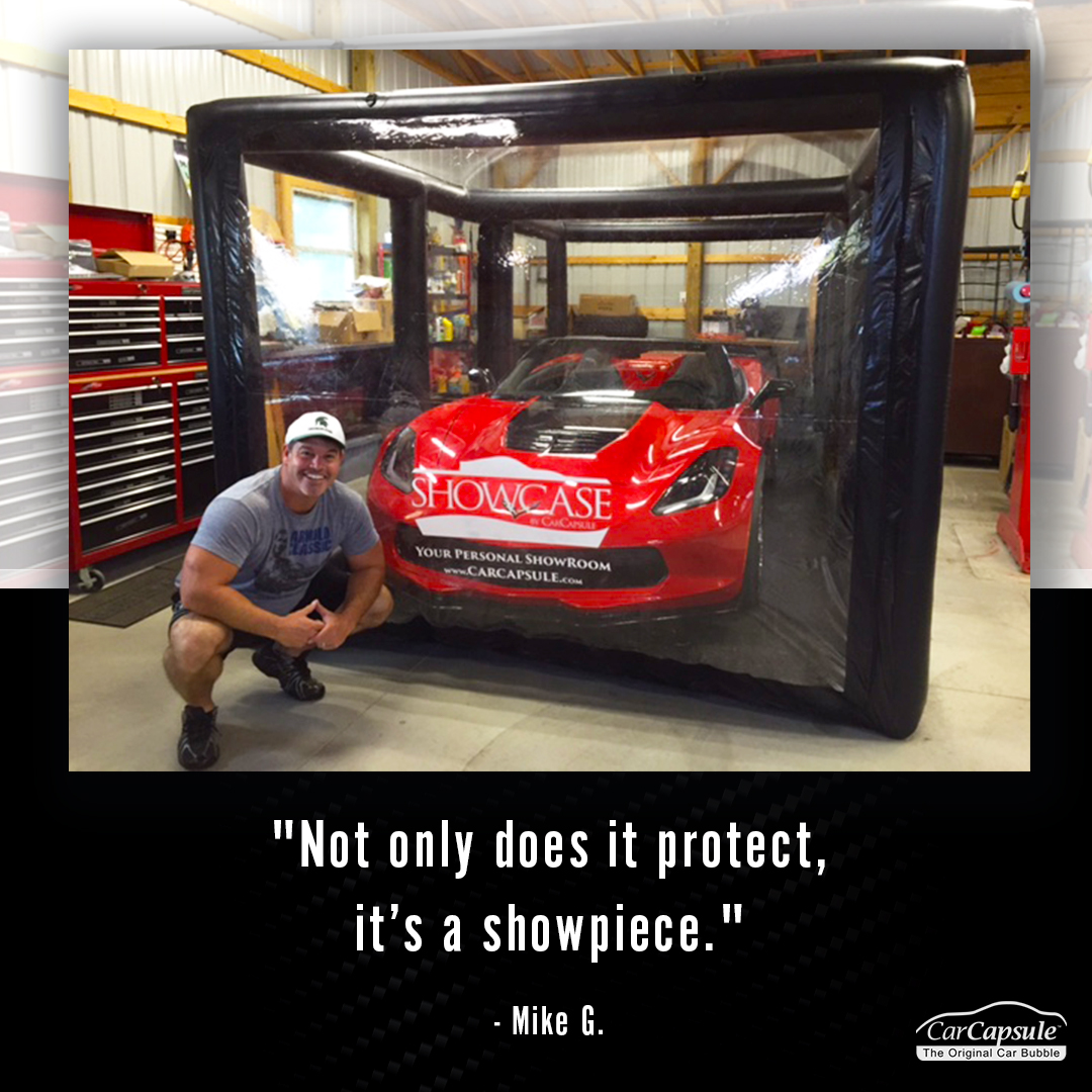 CarCapsule's tweet photo. Our Showcase is a show stopper when you compare it against other storage solutions. 

⭐⭐⭐⭐⭐
Full Review:
"I love it – I'm very happy. Not only does it protect, it’s a showpiece. It’s a sexy and cool product to say the least. People look at it and say it’s so cool." - Mike G. https://t.co/bIlPaXXl0L