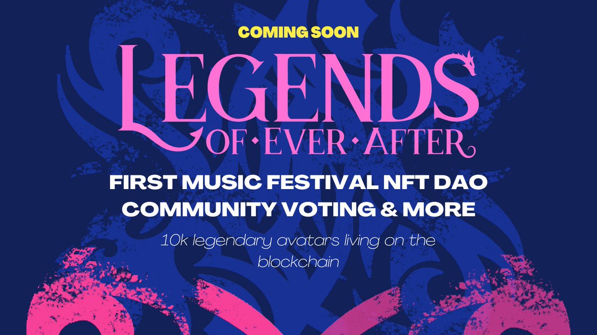 ANNOUNCEMENT 📣: Adventurers, will you be a part of the Legends of Ever After community? Follow the @LegendsOfEA to find out more information and become a legend today!