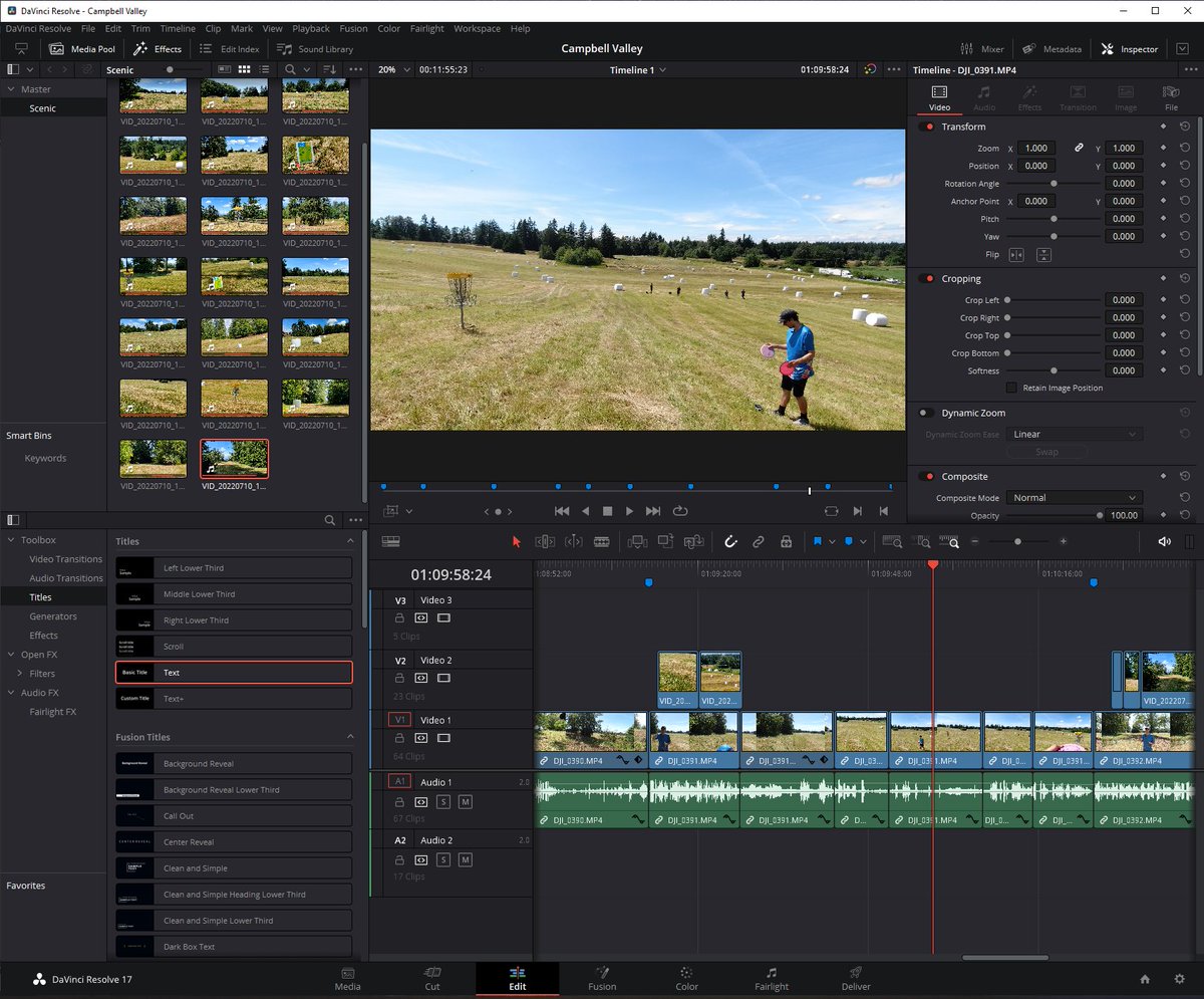 Working on the walk-through video of the Campbell Valley Course for the 2022 BC Open.

I literally hit the band on 2/3rds of my putts. Ugh, well, at least I know I can improve my game by 3-4 strokes for the tournament. Just get a little bit closer, and putt with confidence.