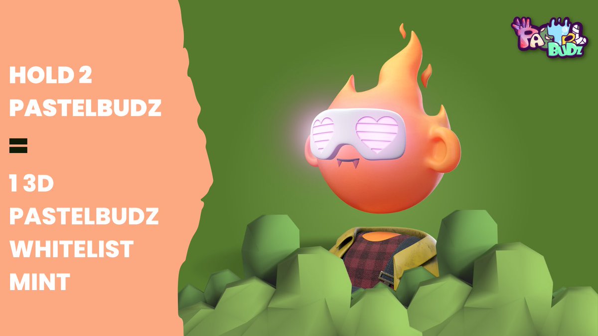 PastelBudz (@pastelbudz) on Twitter photo This upcoming collections is looking π₯π₯π₯
Weβre giving out 3 WL spots to our upcoming drop!
LIKE, COMMENT & RT π₯β₯οΈπ₯
Follow <a href="/PastelBudz/">PastelBudz</a>
β° 24 Hrs β°
#CnftCommunity #ADA #PastelBudz This upcoming collections is looking π₯π₯π₯
Weβre giving out 3 WL spots to our upcoming drop!
LIKE, COMMENT & RT π₯β₯οΈπ₯
Follow <a href="/PastelBudz/">PastelBudz</a>
β° 24 Hrs β°
#CnftCommunity #ADA #PastelBudz