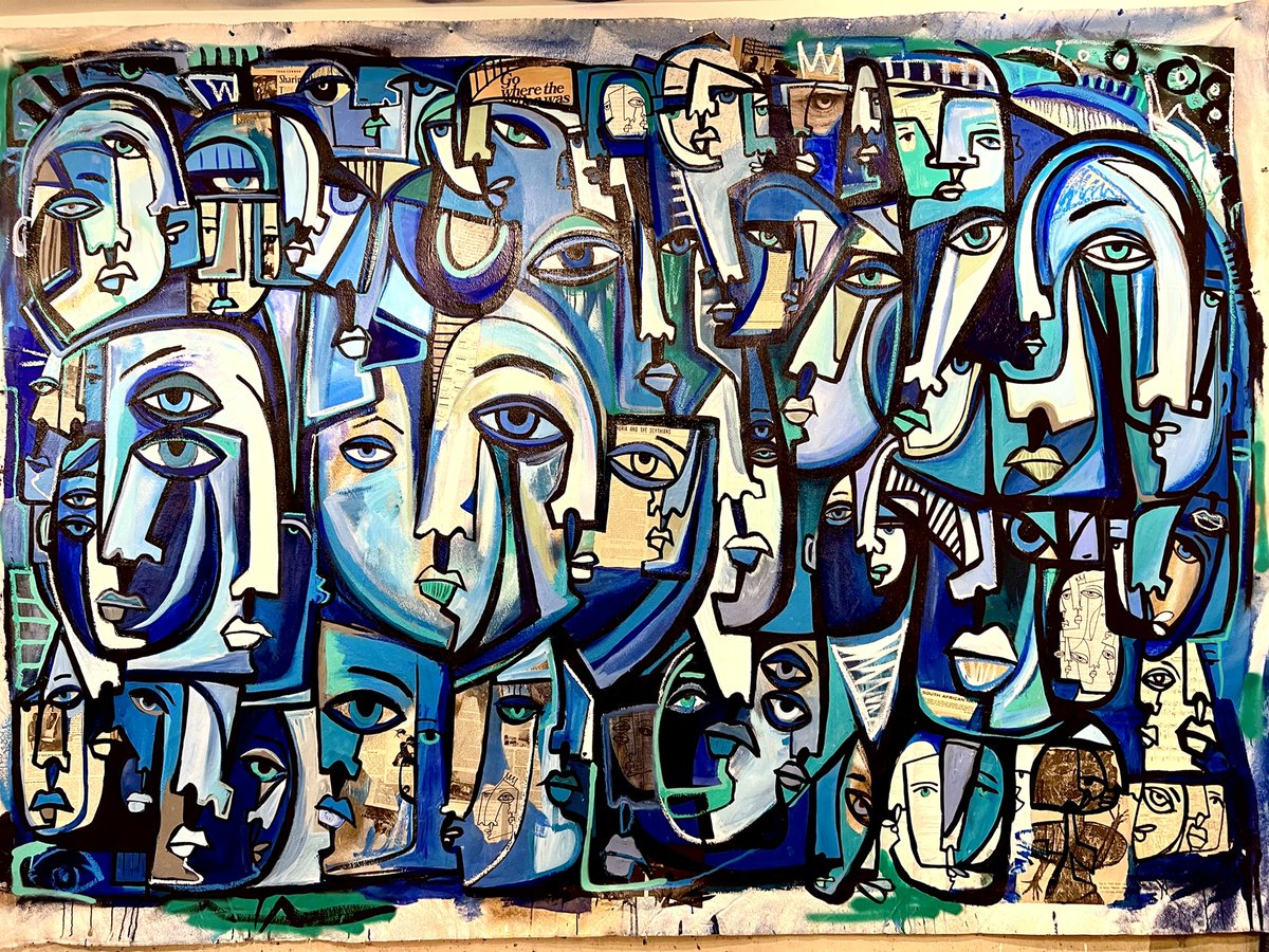 GM!!! Finally finished!! 9ft by 7ft. Just the start for me going big. Thanks for all the encouragement!!!