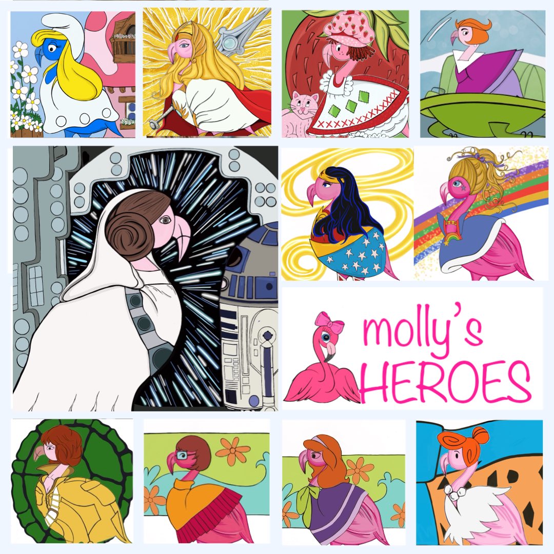 🚨Last day for HEROES!!!🚨
Place your bids before they are gone! 
💗🦩💗
#gottagetaMINGO
🔥🔥opensea.io/collection/mol…🔥🔥