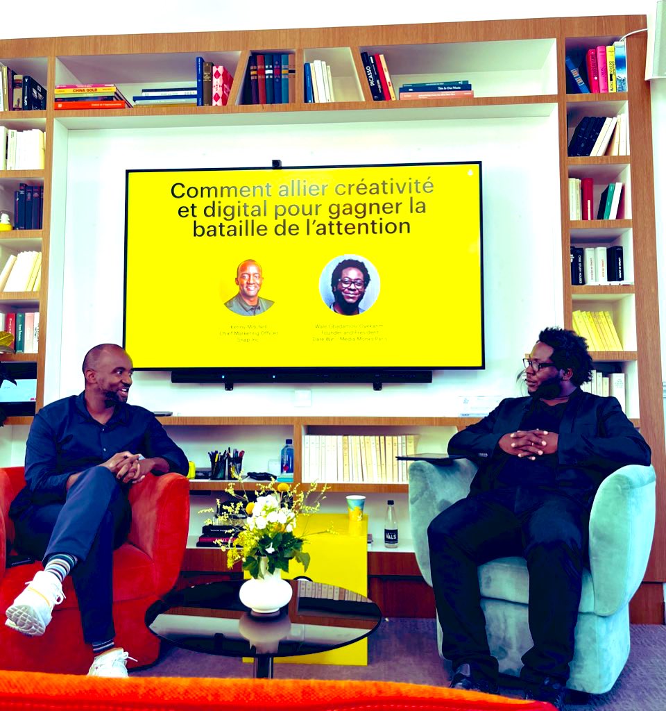 Great CMO talk with <a href="/kmitch/">Kenny Mitchell</a> and <a href="/worldwale/">worldwale</a> <a href="/Snapchat/">Snapchat</a> Paris