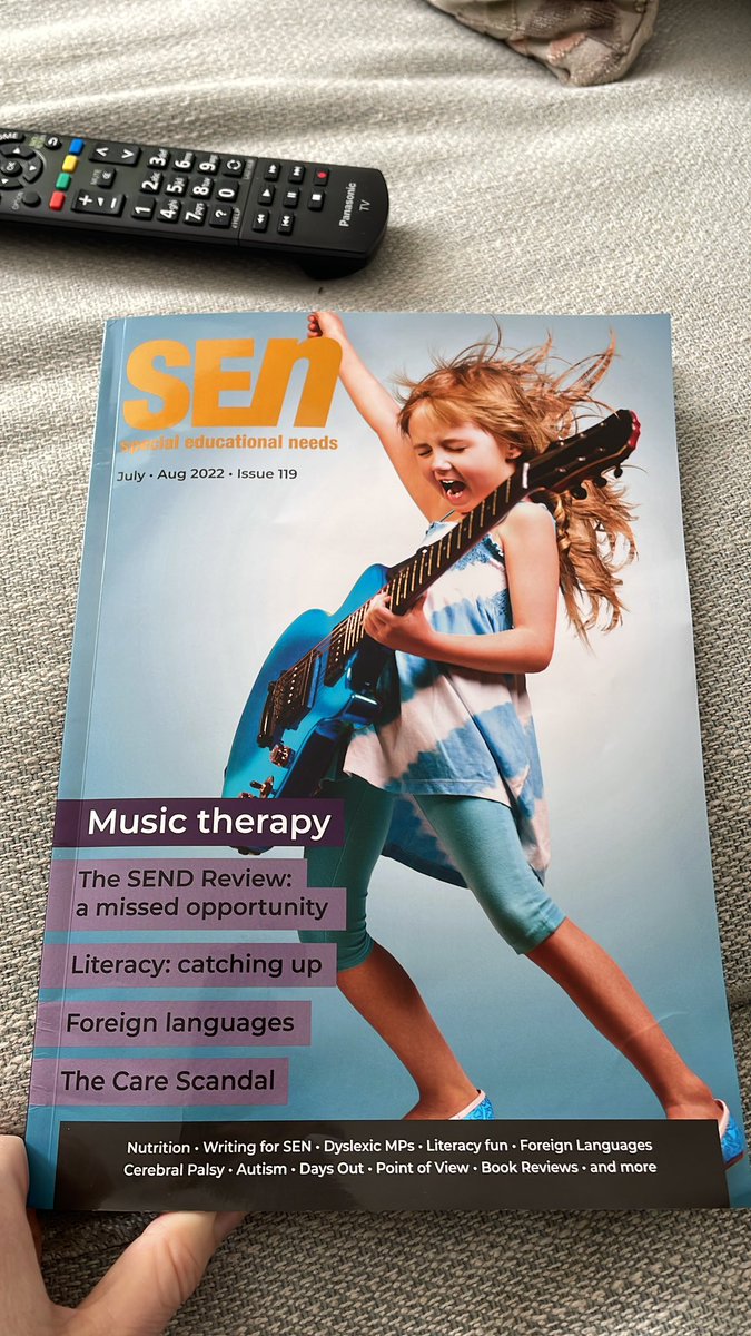 EmBennett78's tweet photo. Excited to see this drop onto the doormat. Hoping it will also be appearing on lots of school staff room coffee tables. Thanks @SENMAGAZINE for helping to highlight the needs of children with #ABI &amp; the work of @NABLES10 @cbituk @Childrens_Trust @EdenDoraTrust @UKABIF #ABIRETURN https://t.co/HJFsVazmcQ