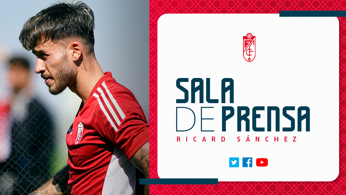 GranadaCF's tweet photo. Mañana pasará Ricard Sánchez por la sala de prensa. Deseando escucharle por primera vez como nazarí. 

📌 Martes 12 de julio.
⏰ Desde las 11:45h.

📺 Señal TV en directo
Twitter @GranadaCF
Facebook https://t.co/LW3nOXOKM5
Youtube https://t.co/JGQV7NAC4t https://t.co/5Z0dTMtbtF
