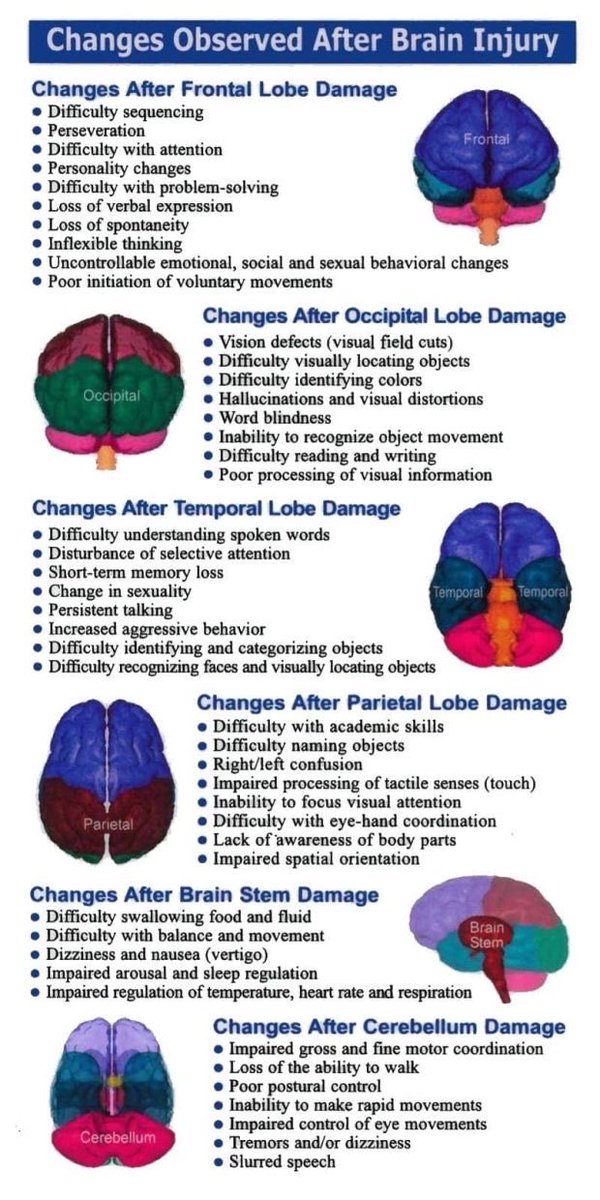 OGdukeneurosurg's tweet photo. Neurological deficits defined based on location of injury by TBI rehabilitation. https://t.co/nv3HkU7ujz