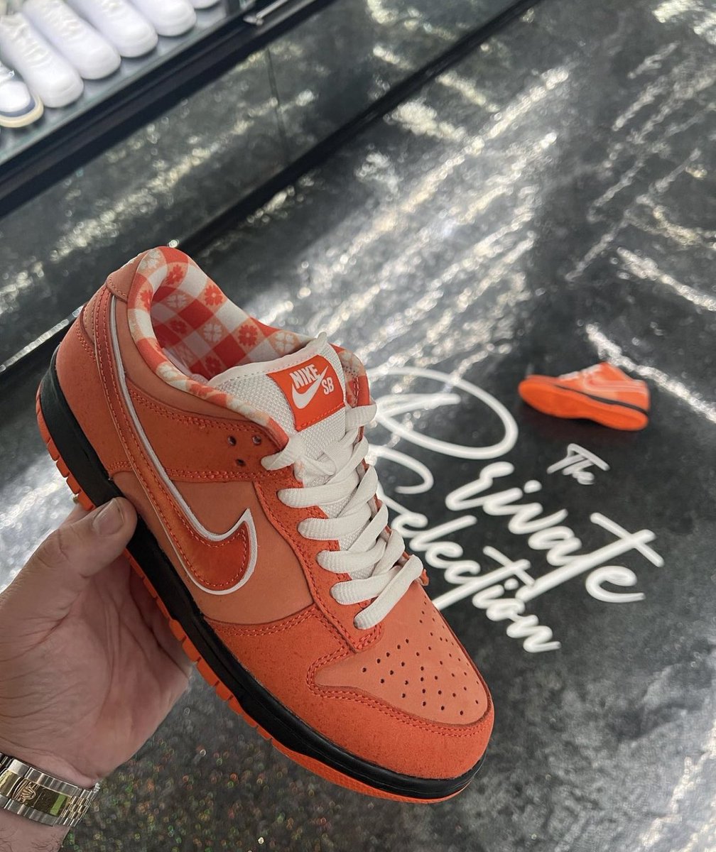 nicekicks's tweet photo. Upcoming “Orange Lobster” CNCPTS x Nike SB Dunk Lows🦞 https://t.co/QQCpOM7PwZ