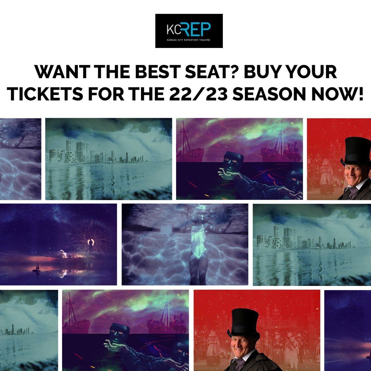Act fast and buy your ticket ASAP if you want to secure the best seat in the house! Single tickets for the 22/23 are on sale now. 
kcrep.org