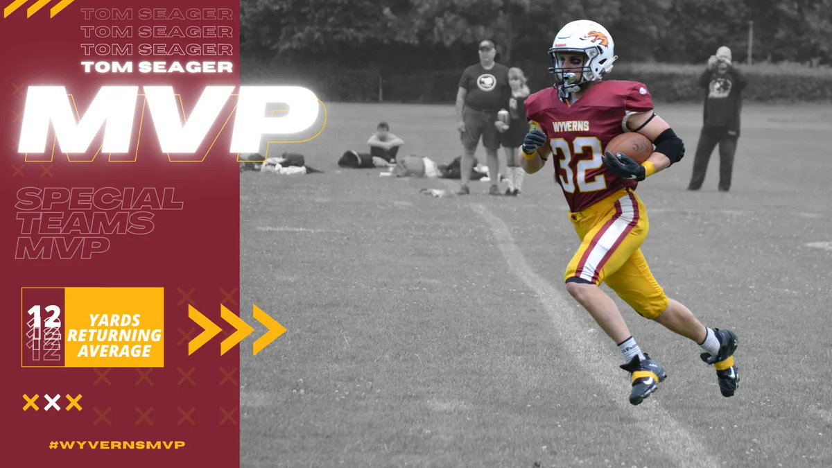 SPECIAL TEAMS MVP vs <a href="/BristolApache/">Bristol Apache</a> 
Tom Seager - Returner

Captain Seager stepped up again on Special Teams, playing a mistake-free game on kick return and maintaining a healthy return average despite a fierce Bristol ST group. Always just a yard away from breaking a big return.