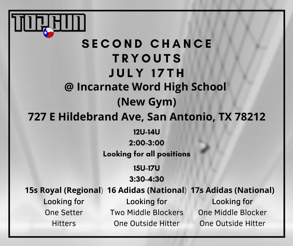It's not too late! 2nd chance tryouts!
Register here forms.gle/5YtYzBYofaZbnA…
