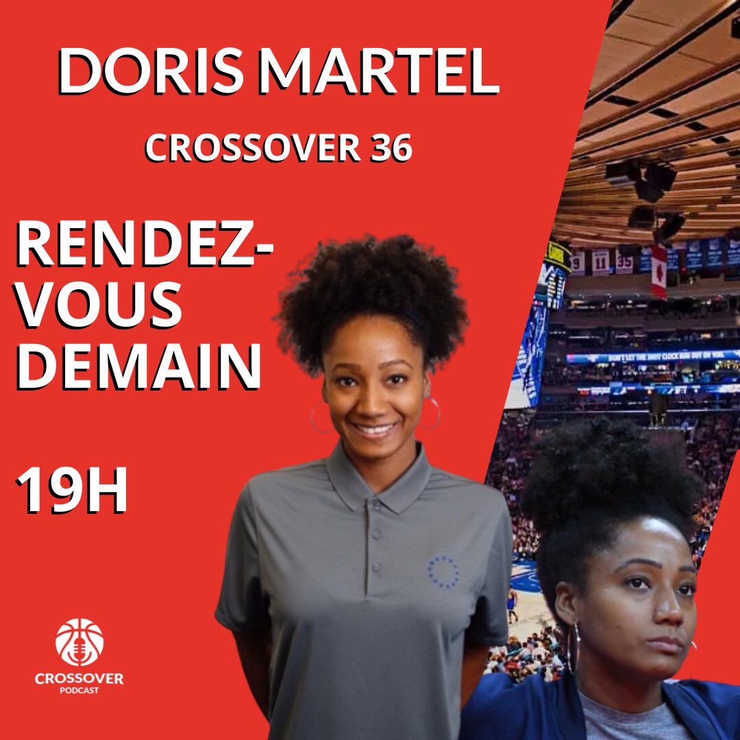 CrossoverPodca2's tweet image. 🎙Découverte d’un parcours atypique. Celui de Doris Martel, chef physiotérapeute chez les Sixers en NBA !

🗣Elle nous raconte son incroyable histoire. C’est à écouter demain dans Crossover 🏀