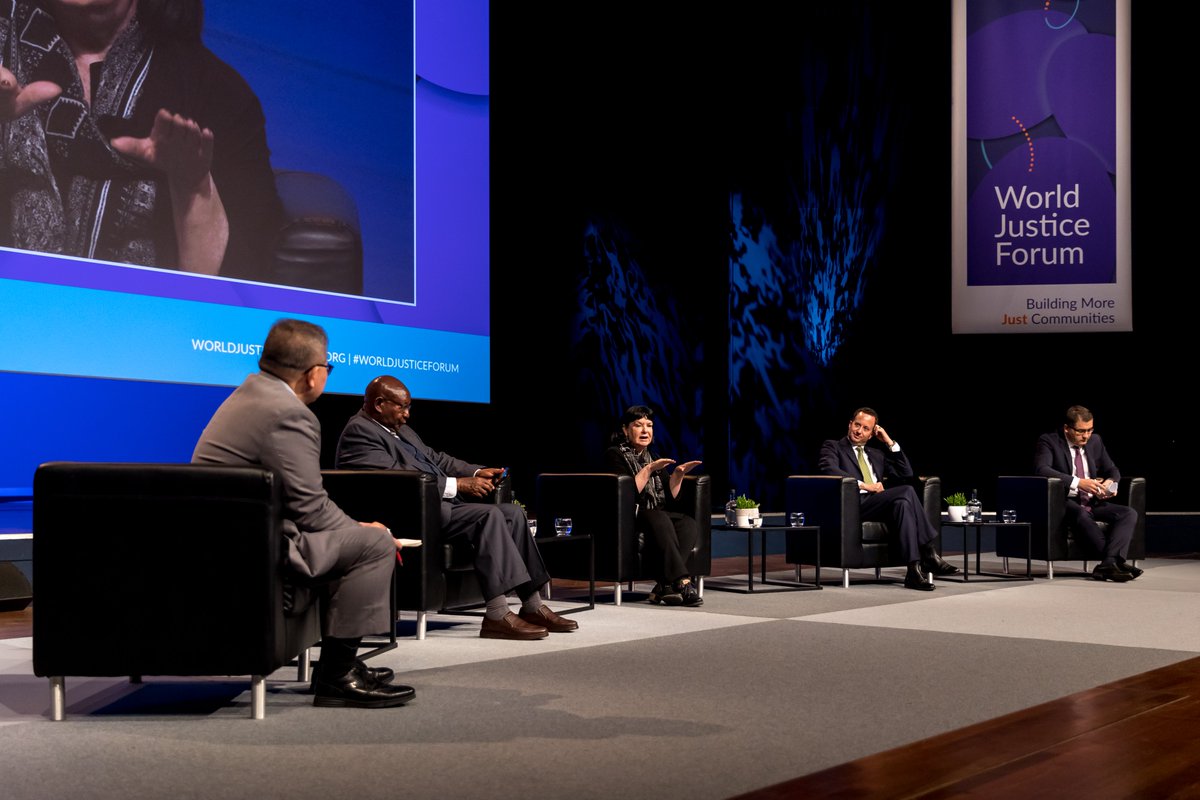 TheWJP's tweet photo. The #WorldJusticeForum included a stronger commitment to prosecute kleptocrats by establishing an International Anti-Corruption Court, the launch of @UNDP's Justice Futures CoLab, &amp; a call for a pivot to #PeopleCenteredJustice.

Learn more: https://t.co/6VHbm0Mx6y https://t.co/0d3snrBFjC