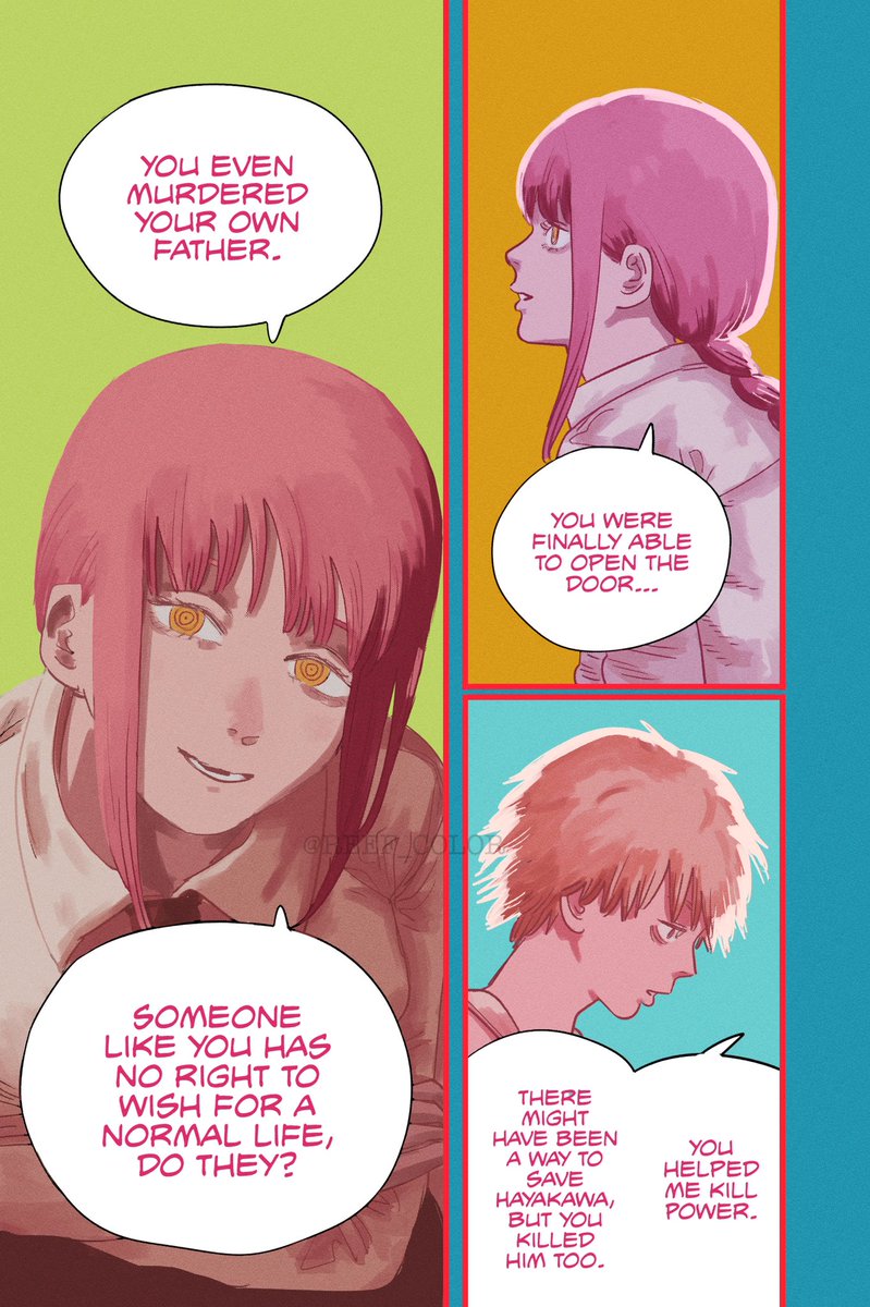 Someone like you has no right to wish for a normal life, do they