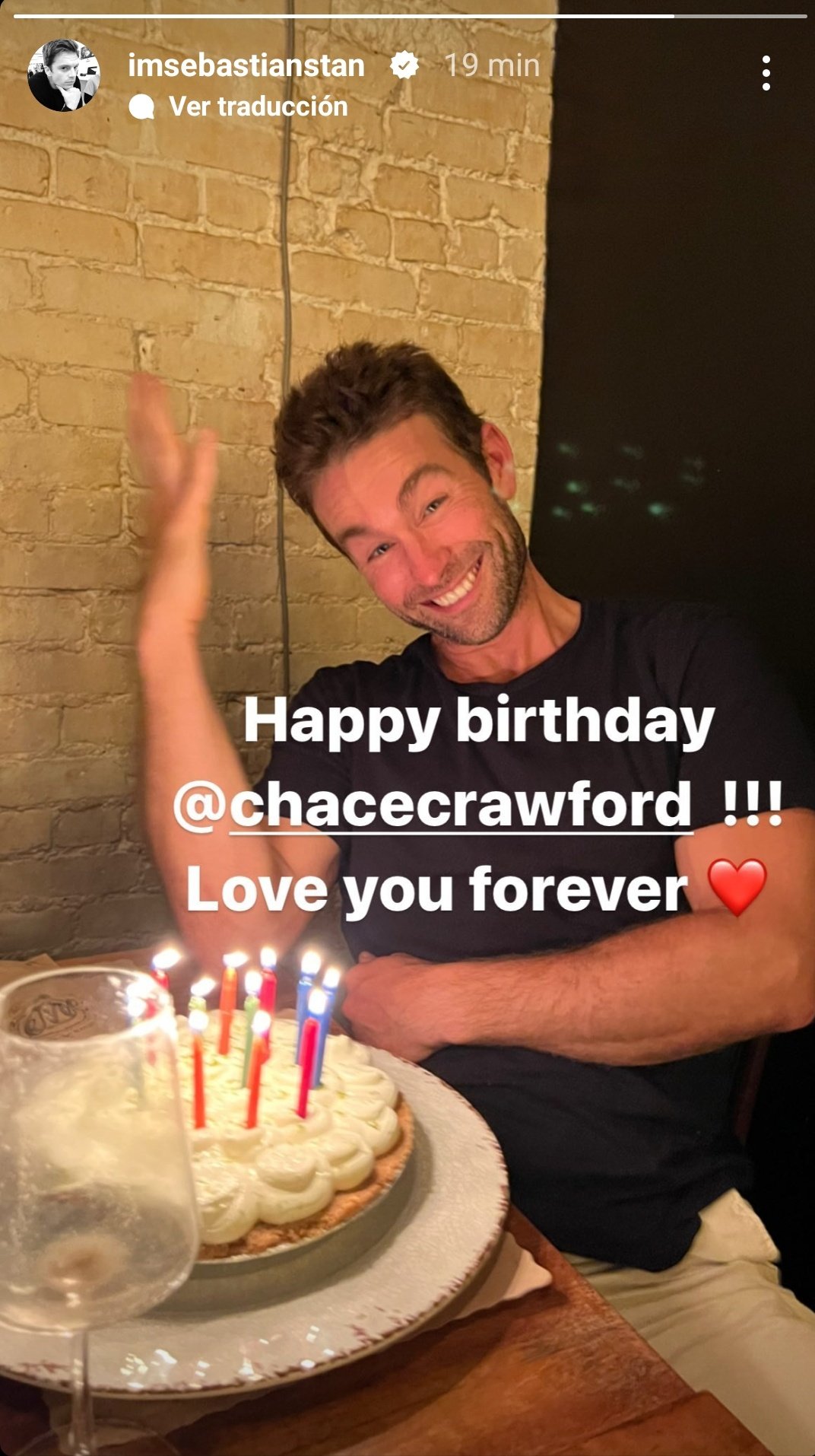 No thoughts, justo sebastian stan and chace crawford happy birthday chace! 