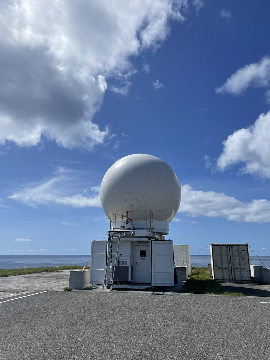 KNubez's tweet photo. As part of the @PRECIP2022 Field Campaign and as an @NCAR_Science ASP postdoc, I’m working at Yonaguni, Okinawa, Japan! It’s been quite an adventure. Not much on the radar today but there were some gusty winds last night! 💨☁️ https://t.co/Uh3saUNAK2