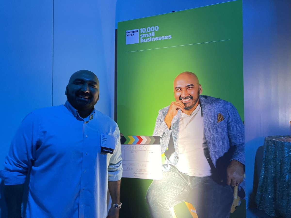 When I walked into the Goldman Sachs 10,000 Small Business conference today in DC, what a surprise it was to see my bald head on the banners at registration and throughout the conference. #SoBlessed 
#smallbusiness #makesmallbig #gs10ksb #10ksb #goldmansachs