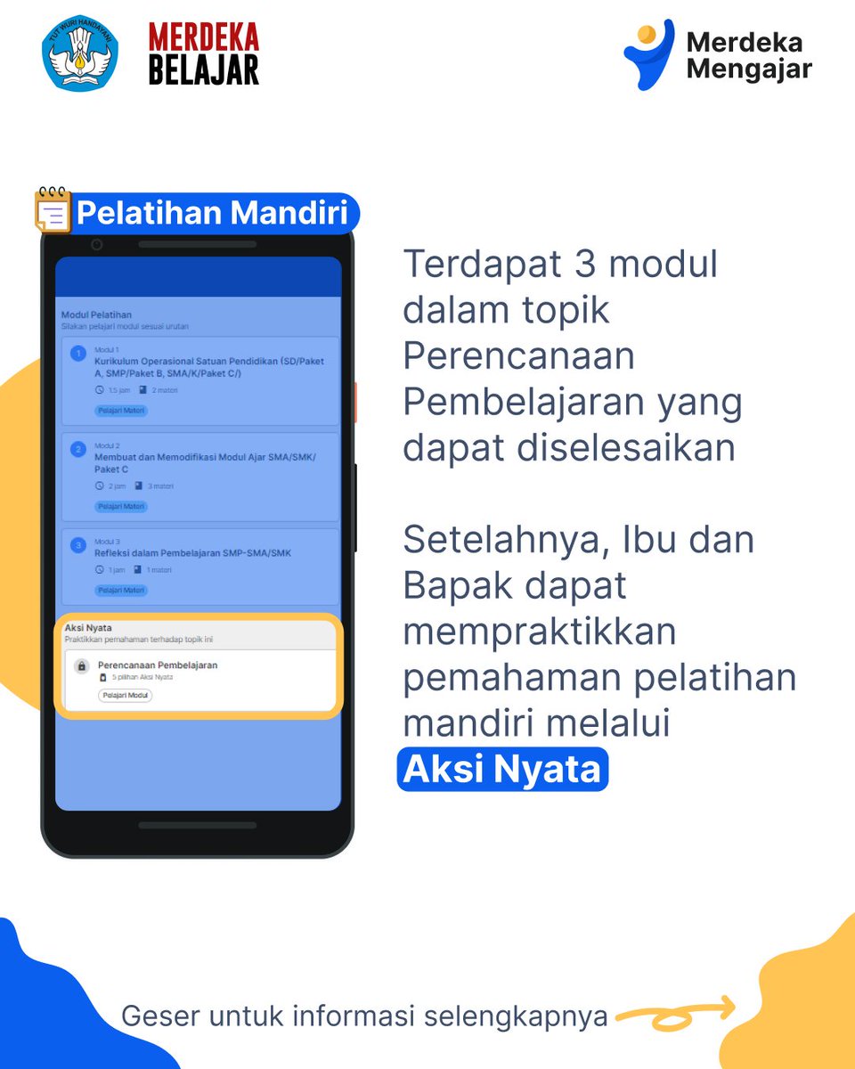 pusdatin_dasmen's tweet photo. Informasi lebih lanjut, silakan klik https://t.co/OU4HXxF9NG
#MerdekaBelajar #KurikulumMerdeka #KOSP #PlatformMerdekaMengajar #PMM #TemanPenggerak https://t.co/J7QvfJOi5y