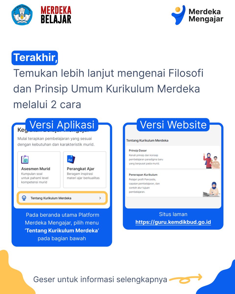 pusdatin_dasmen's tweet photo. Informasi lebih lanjut, silakan klik https://t.co/OU4HXxF9NG
#MerdekaBelajar #KurikulumMerdeka #KOSP #PlatformMerdekaMengajar #PMM #TemanPenggerak https://t.co/J7QvfJOi5y