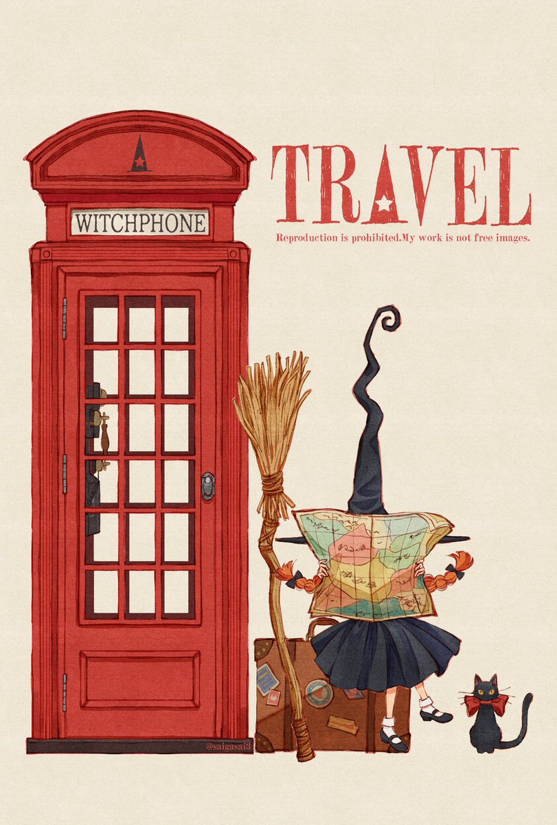 「travel#illustration 」|才賀サイのイラスト