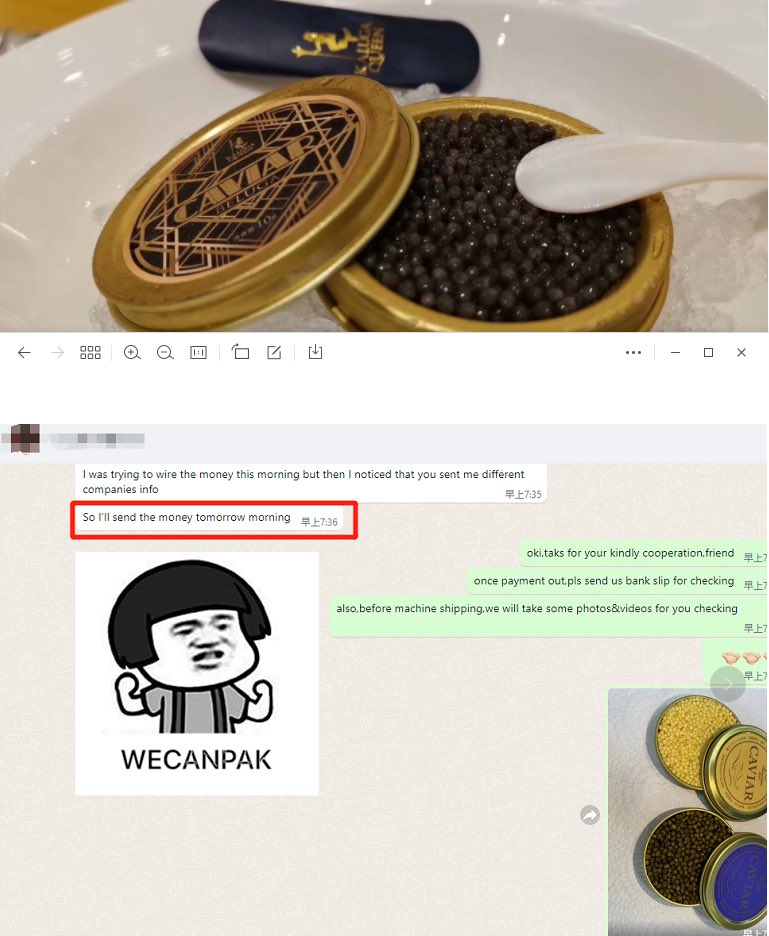 WECANPAKMIKE's tweet photo. wecanpak caviar vacuum closing machine better vacuum better caviar #wecanpak #caviar #vacuummachine #caviarvacuummachine https://t.co/Gld9nuW11K